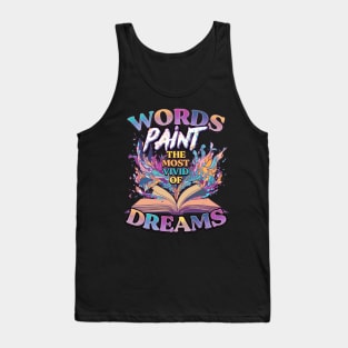 Reading Books Literacy Literature Tank Top